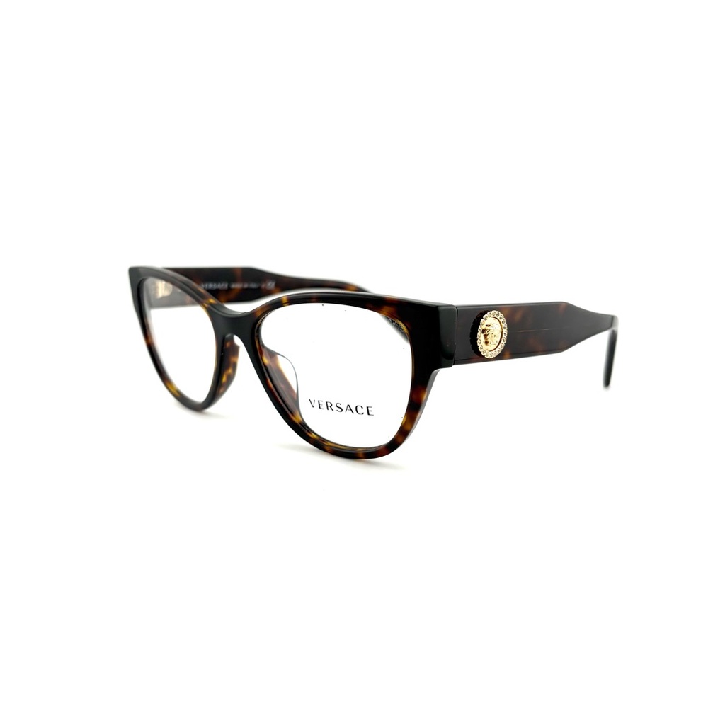 Versace Tortoiseshell Optical Glasses - Brown - ALL INCLUSIVE NWOT - Demo
